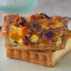 ROASTED VEGETABLE QUICHE