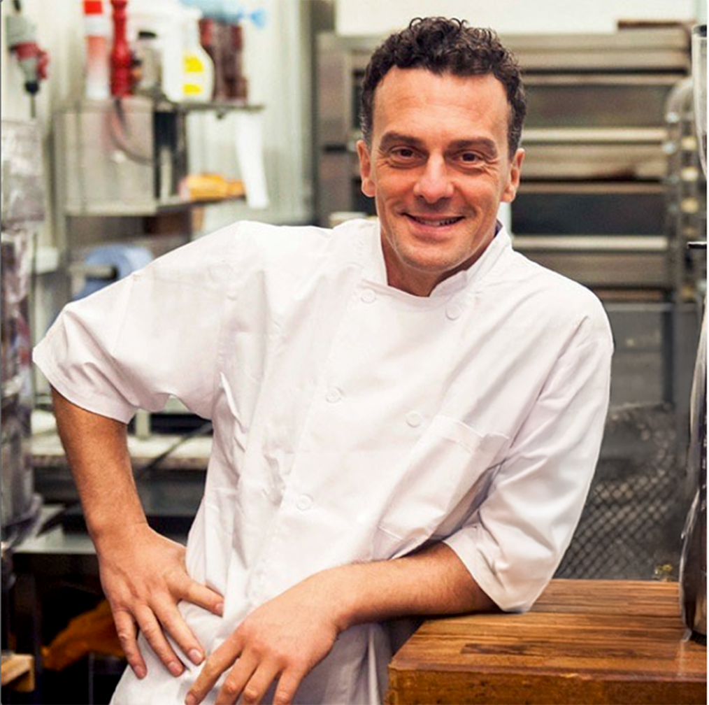 Sebastien Wind in his bakery kitchen